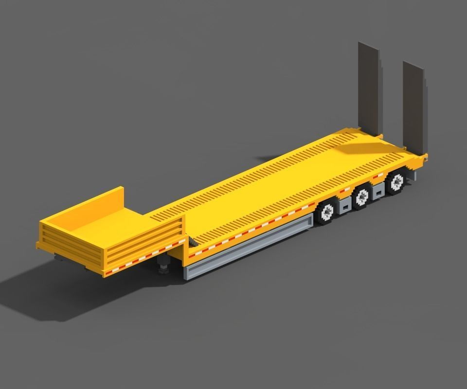 Voxel Construction Pack 85 Items Low-poly 3D model_45