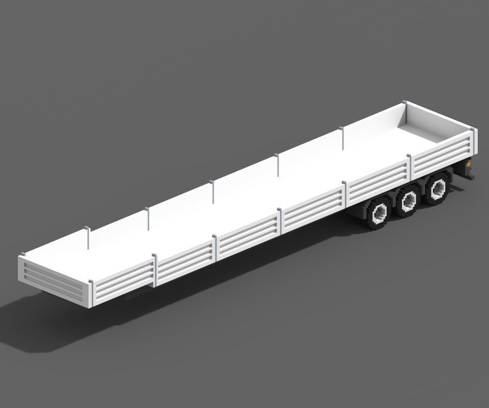 Voxel Construction Pack 85 Items Low-poly 3D model_47