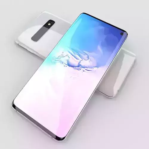Samsung Galaxy S10 Low-poly 3D model