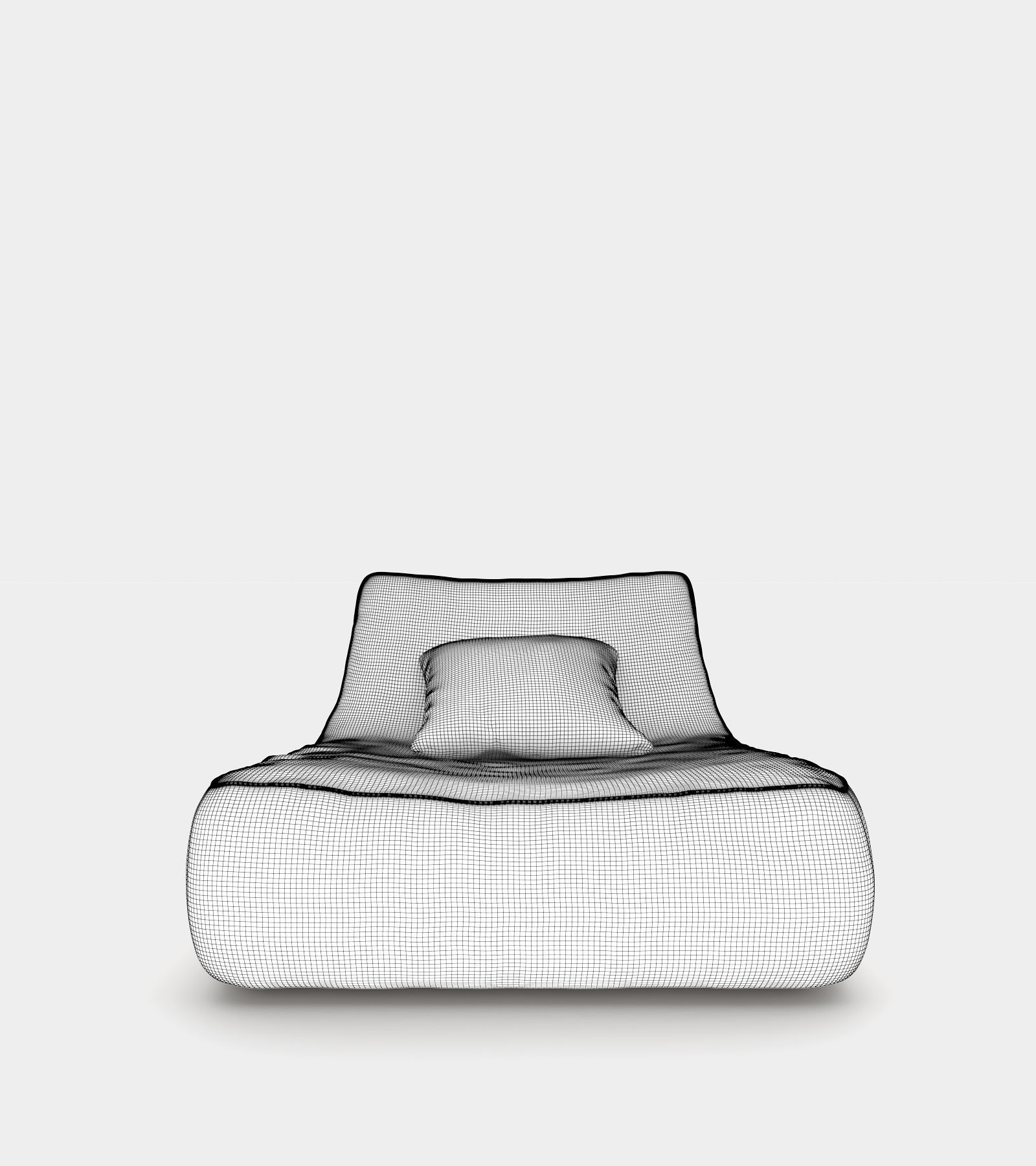 Cozy chaiselongues for indoor and outdoor 3D model_2