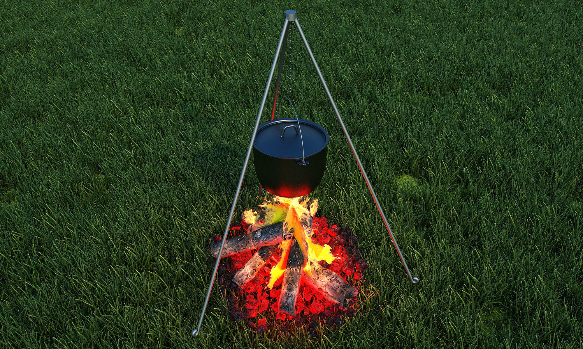 Camping Tent 3D model_9