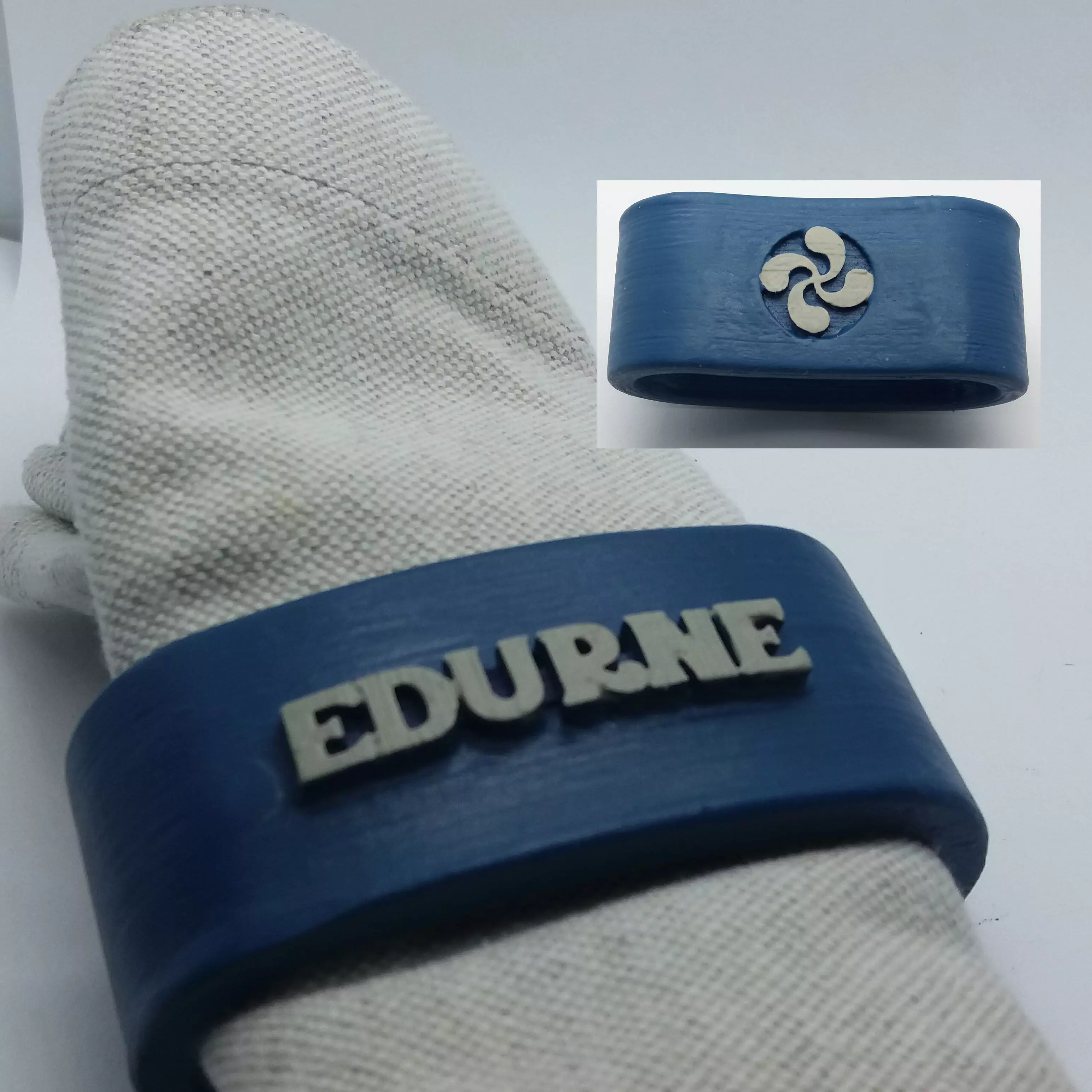 EDURNE 3D Napkin Ring with lauburu 3D print model