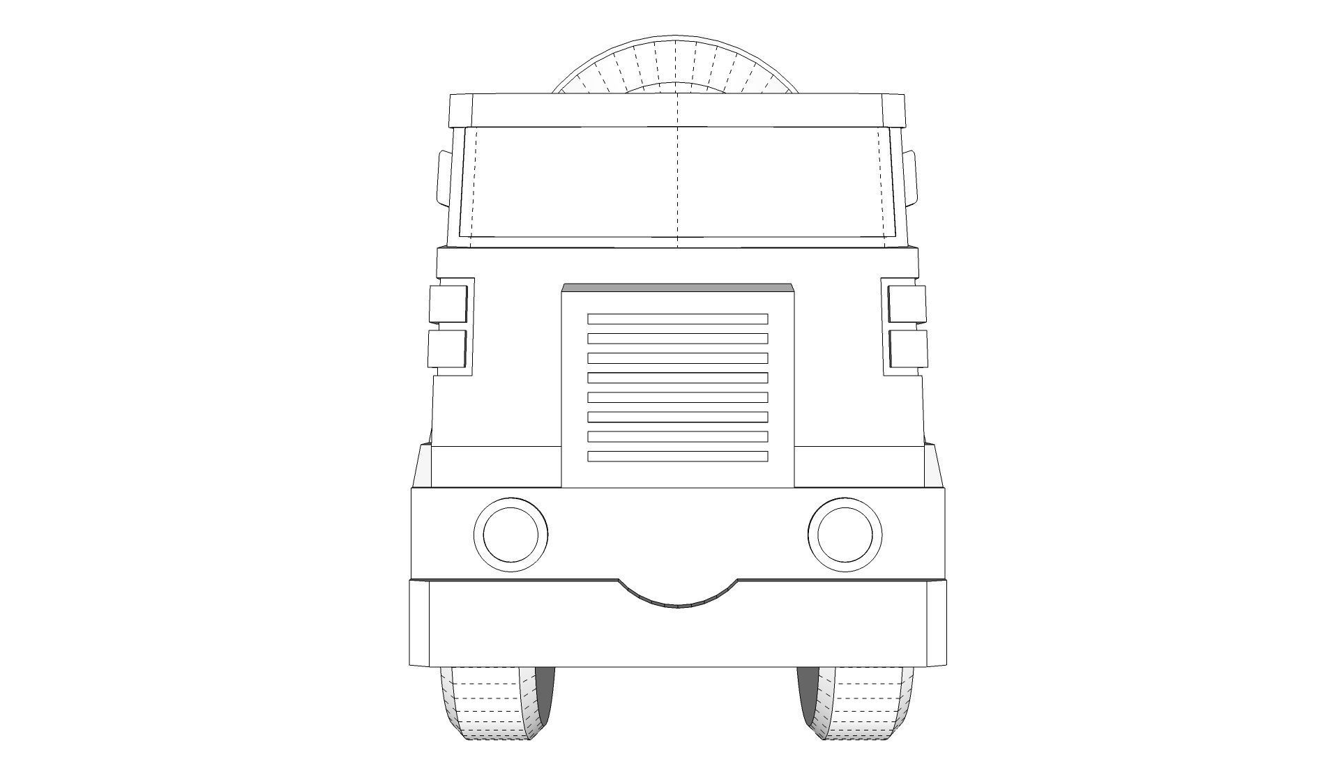 Toy Cement Mixer 3D model_17