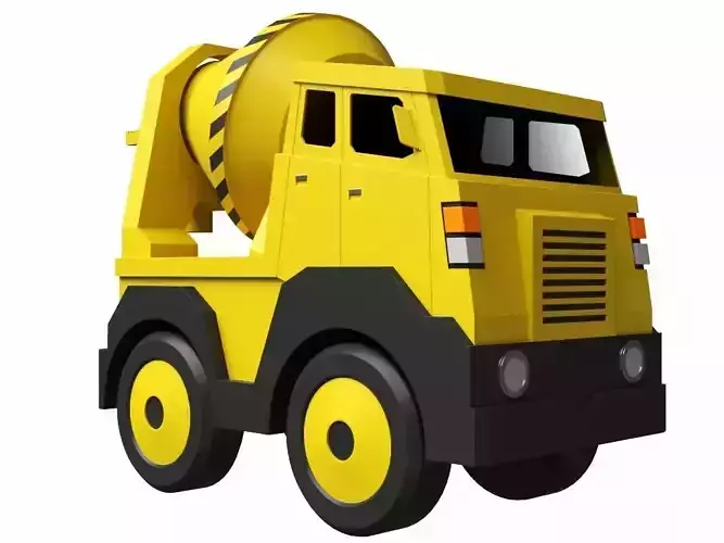 Toy Cement Mixer 3D model