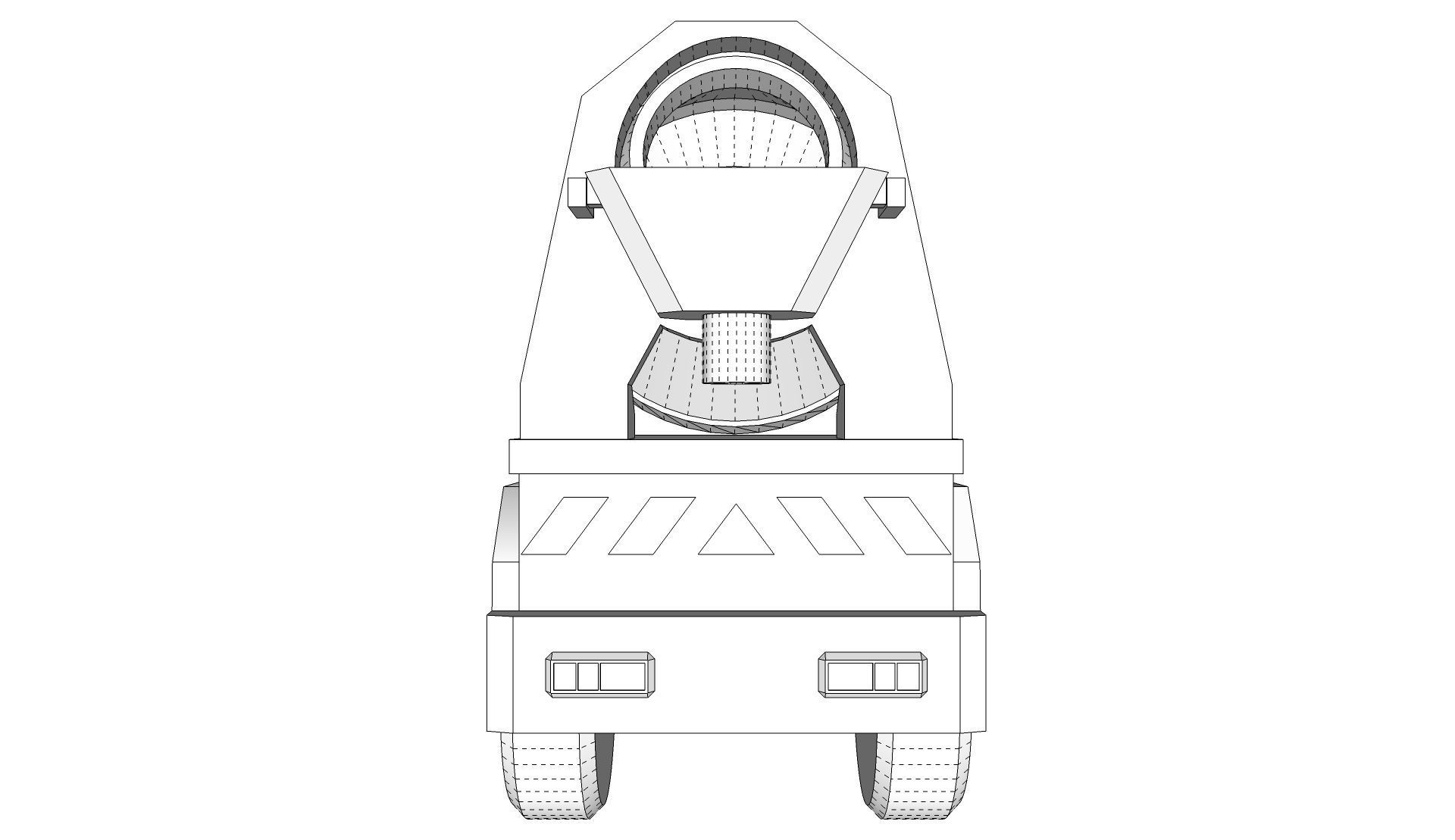 Toy Cement Mixer 3D model_18
