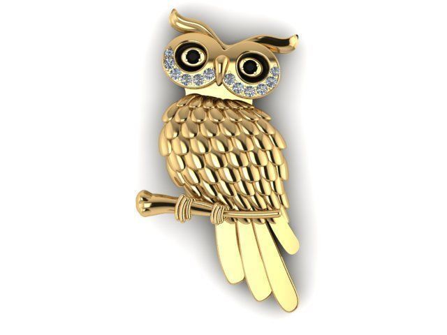 olow pandent 3D print model_3