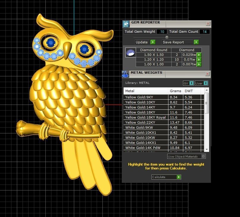 olow pandent 3D print model_2