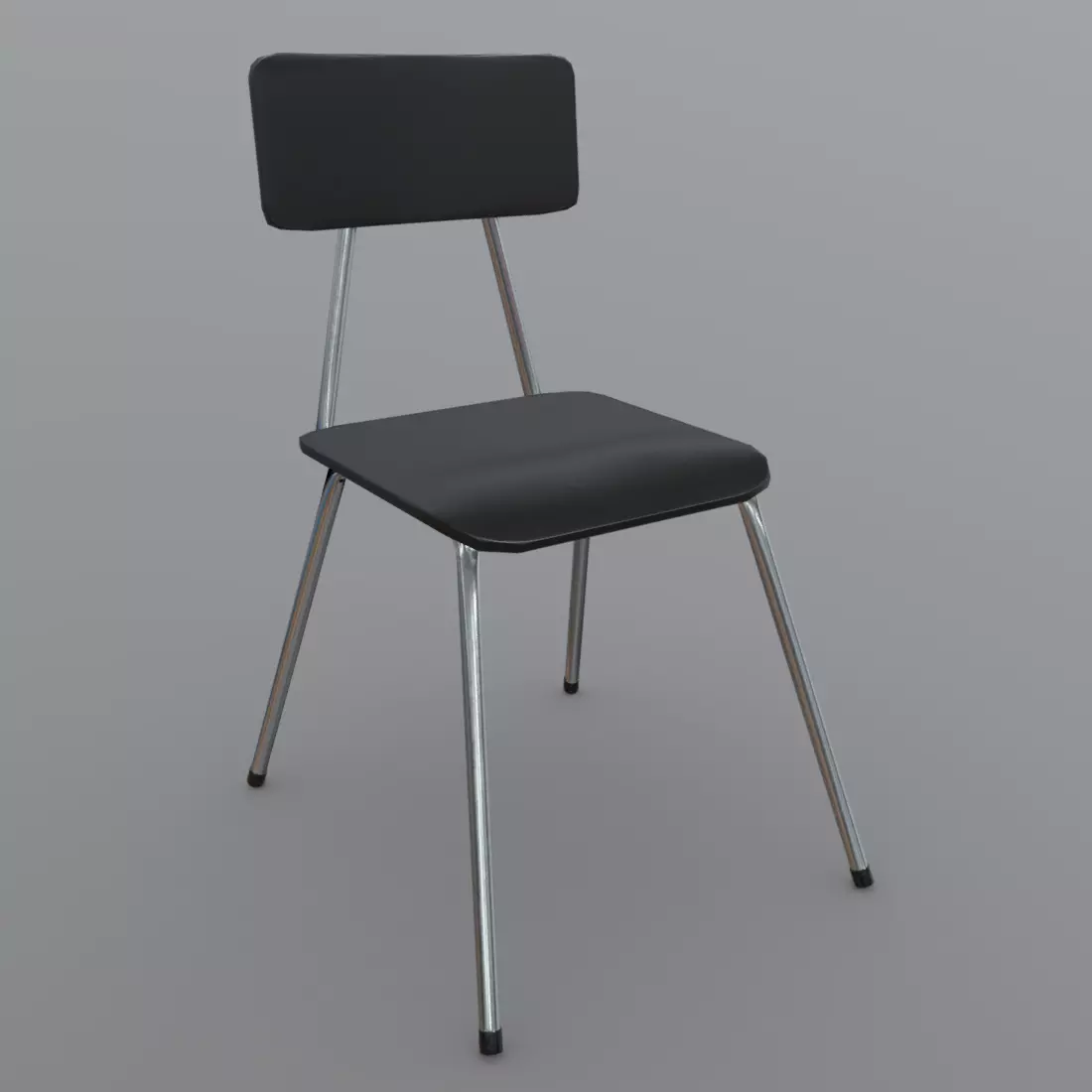 CC0 - Chair 2 Free low-poly 3D model_0
