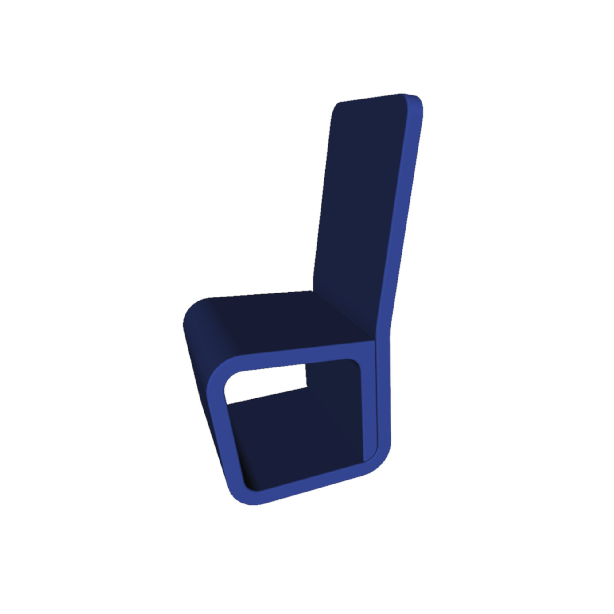 Chair Single Line 3D print model_6