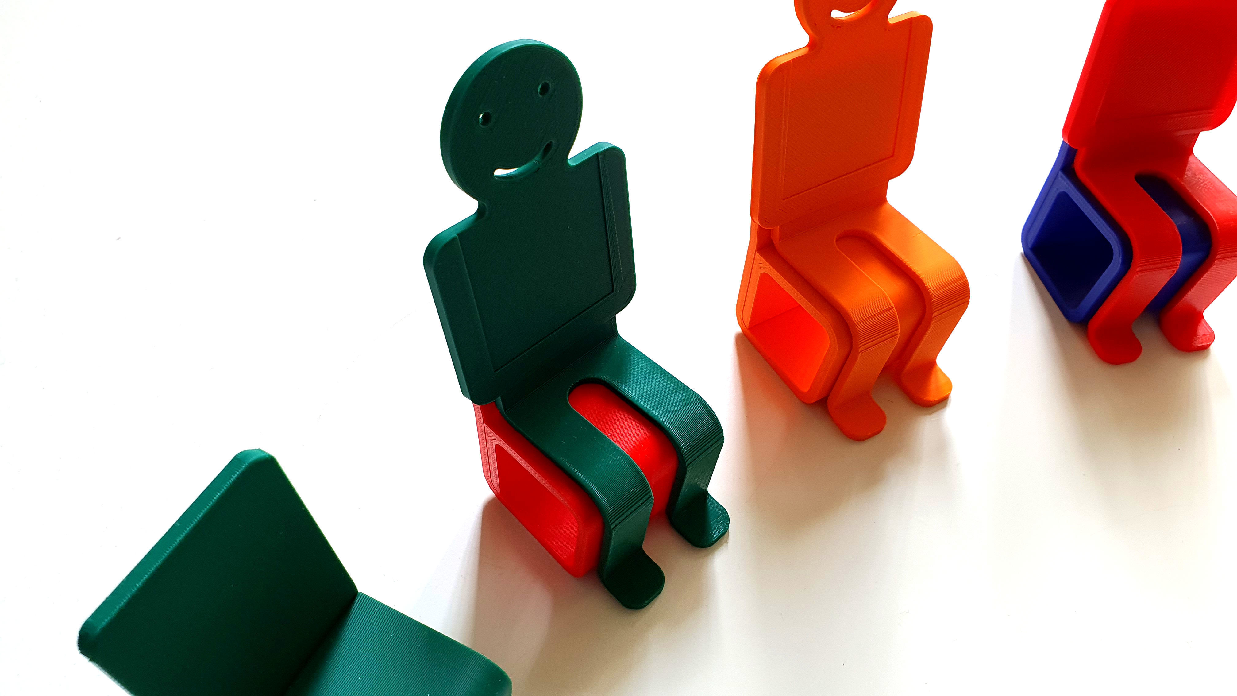 Chair Single Line 3D print model_5