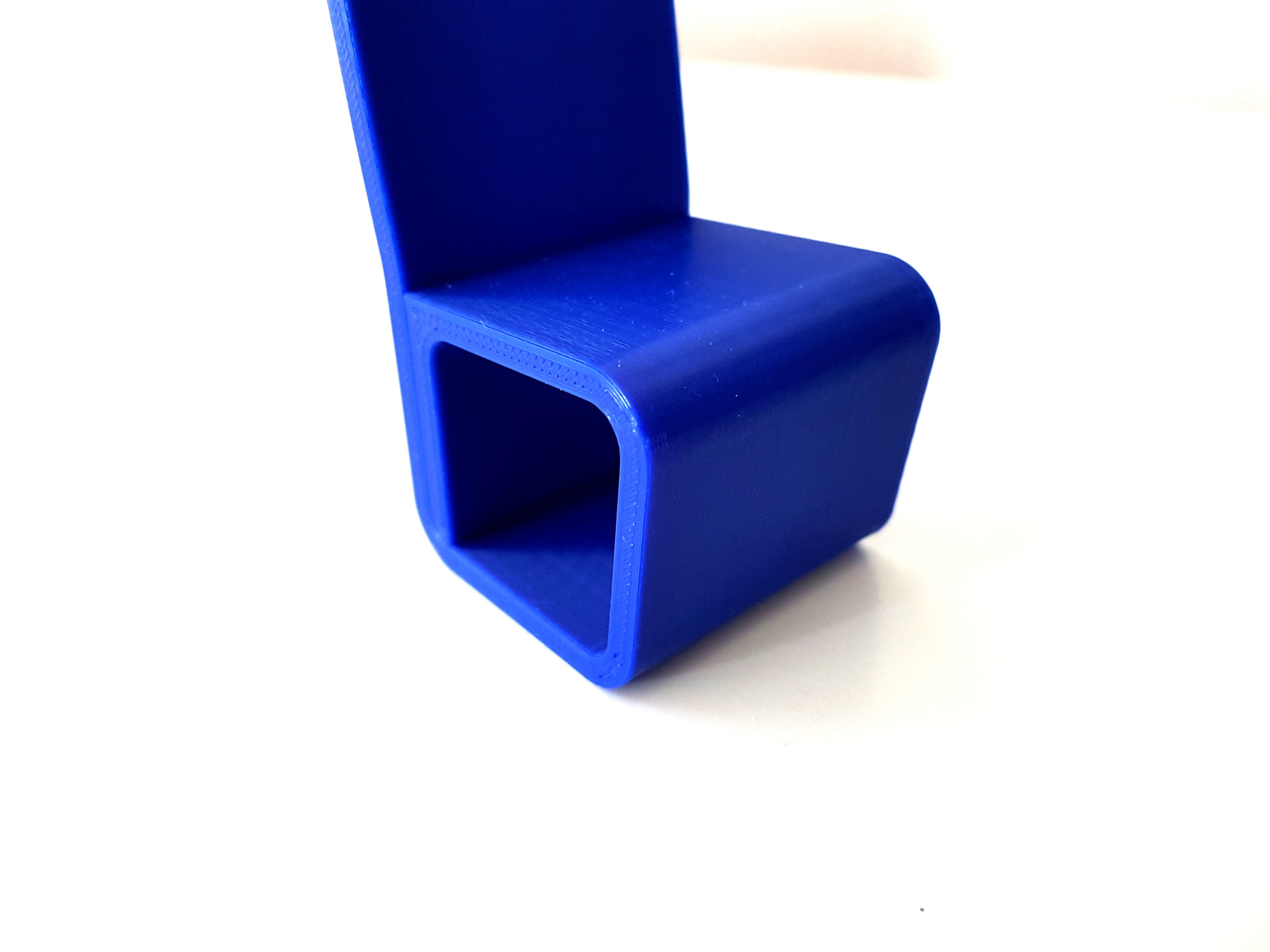 Chair Single Line 3D print model_4