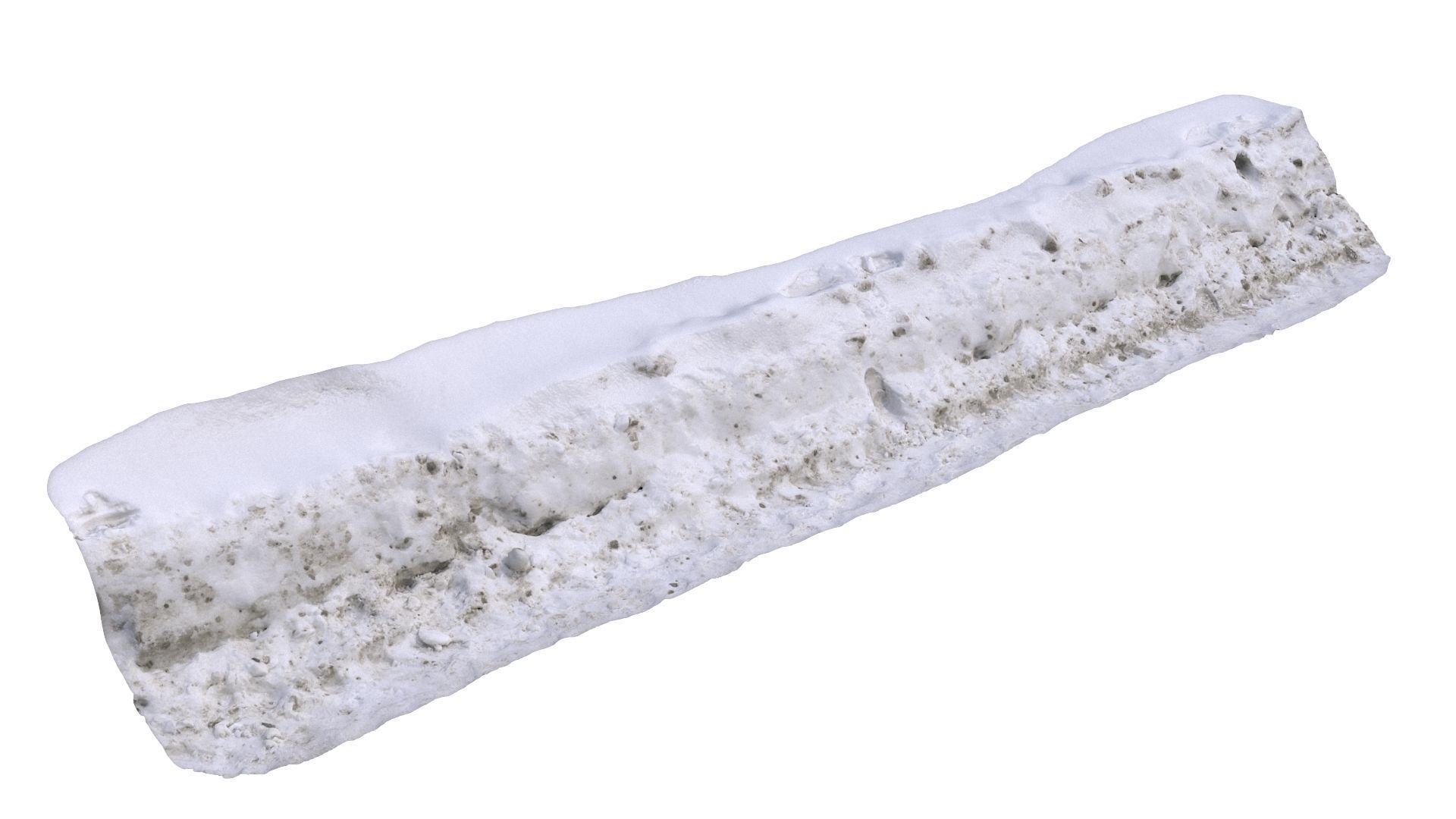 Snow 02 Low-poly 3D model_2