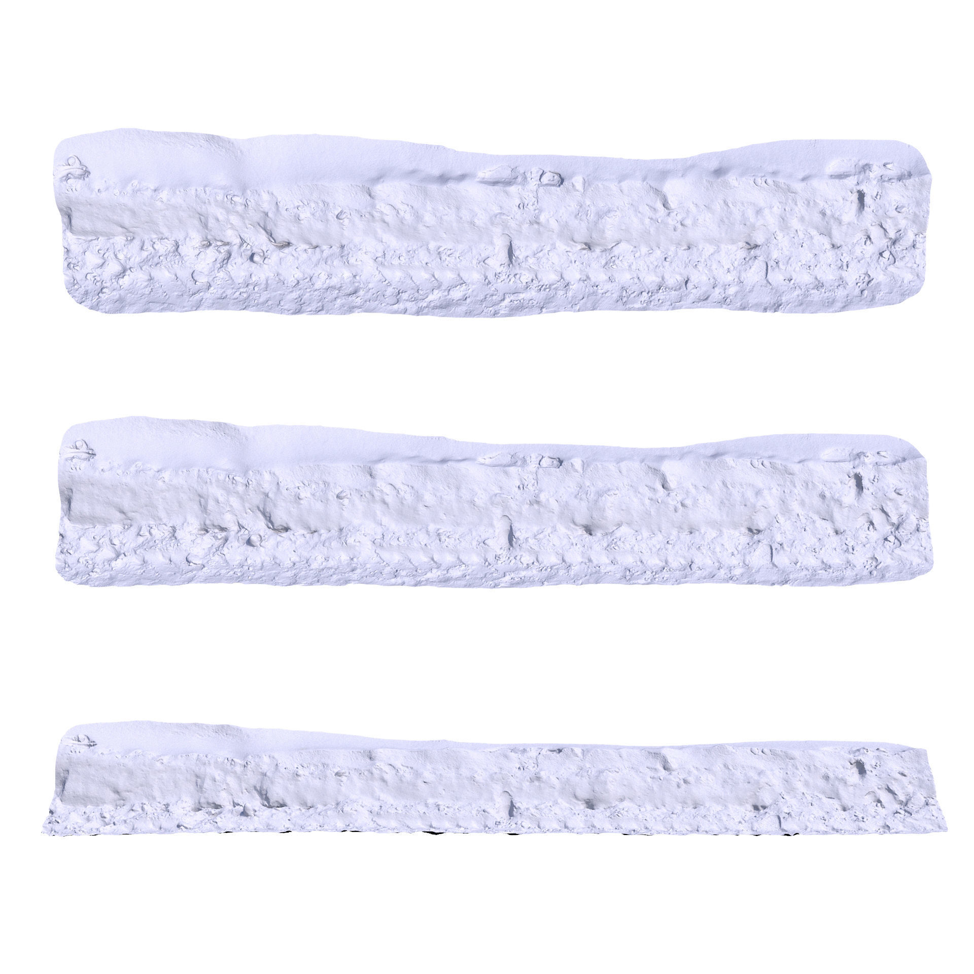 Snow 02 Low-poly 3D model_5