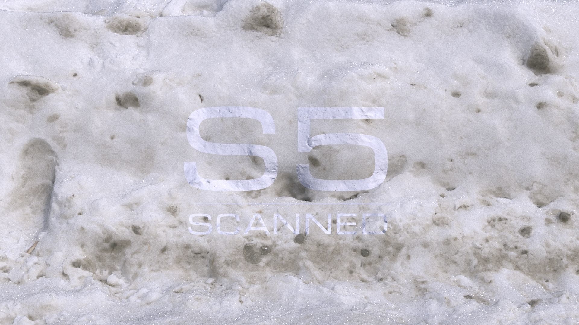 Snow 02 Low-poly 3D model_4