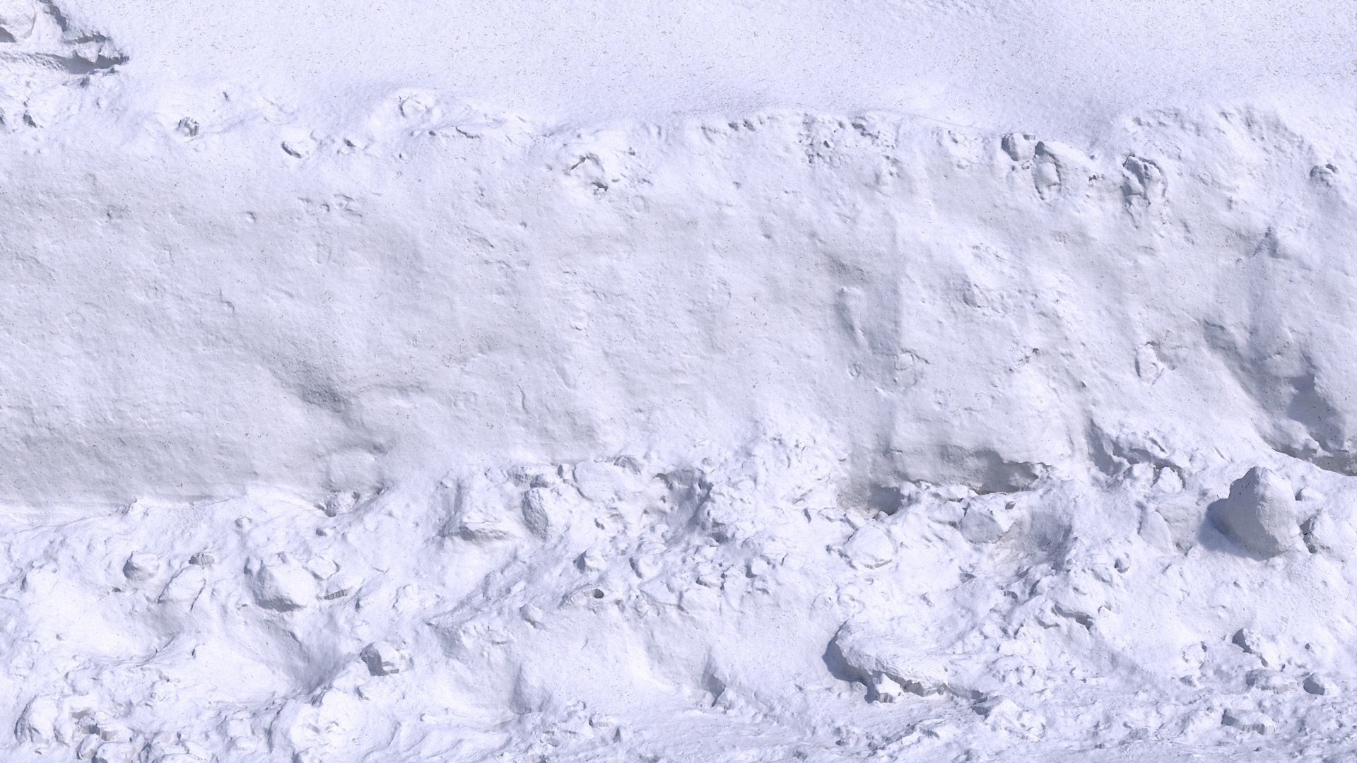 Snow 02 Low-poly 3D model_8