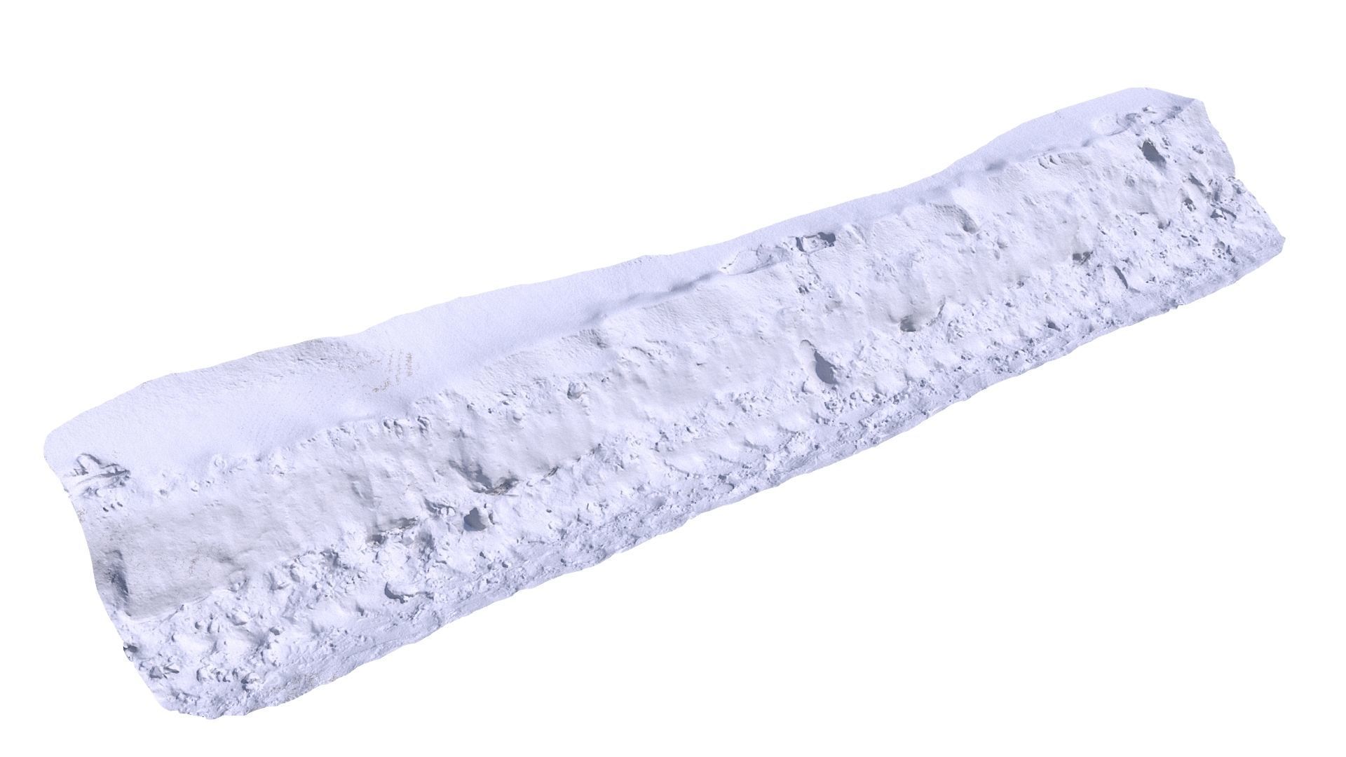 Snow 02 Low-poly 3D model_6