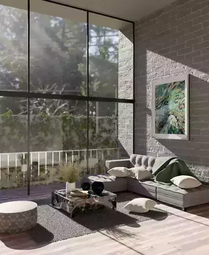 Living room Interior Design 3D model
