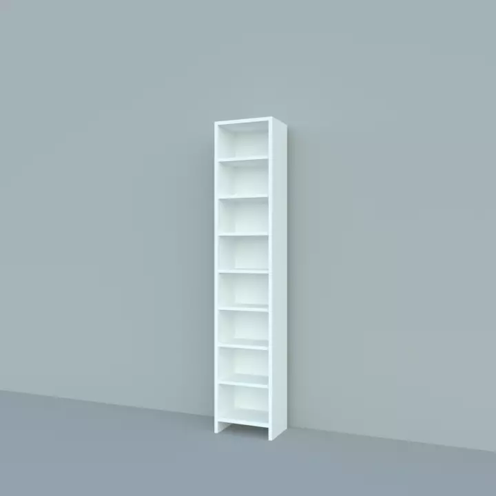 Bookcase tall Free 3D model