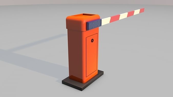 Boom Gate 3d Model Low-poly 3D model