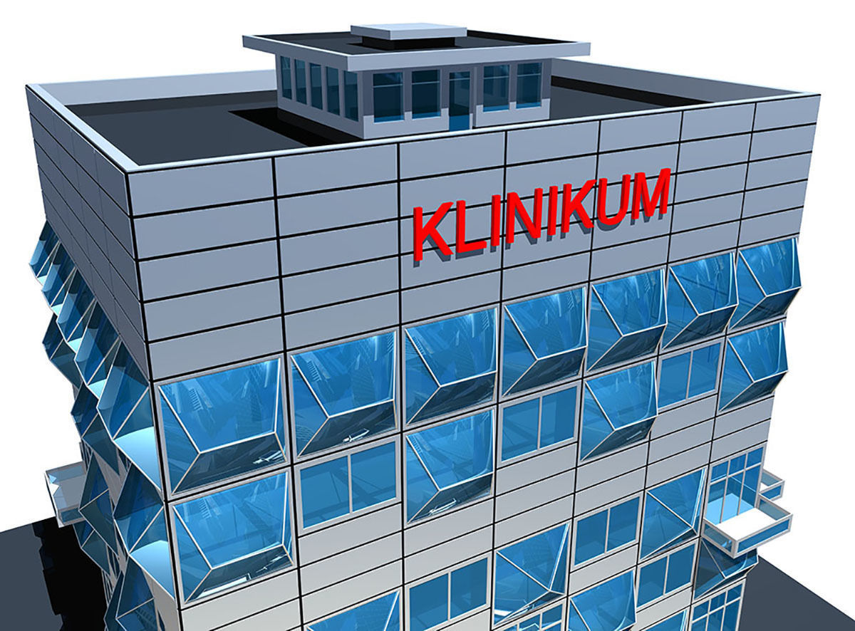 Building Hospital 3D model_11