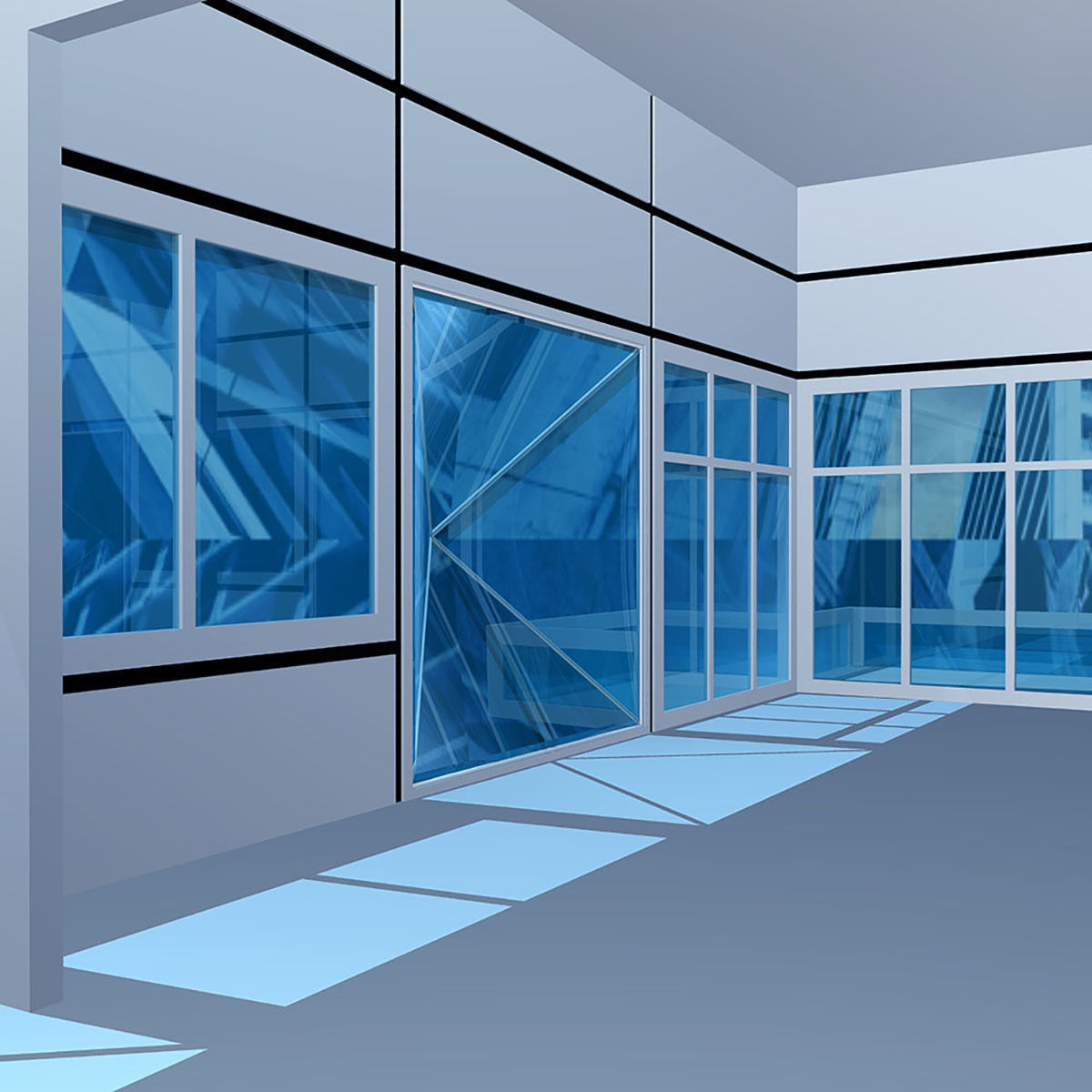 Building Hospital 3D model_4