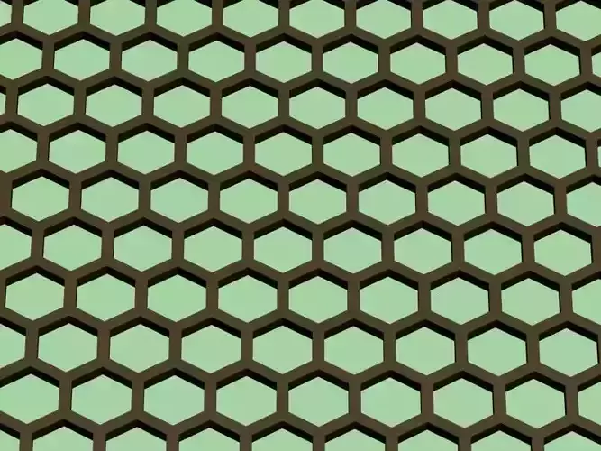 Printable Honeycomb mesh 3D print model