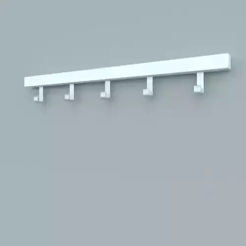 Wall rack with knobs