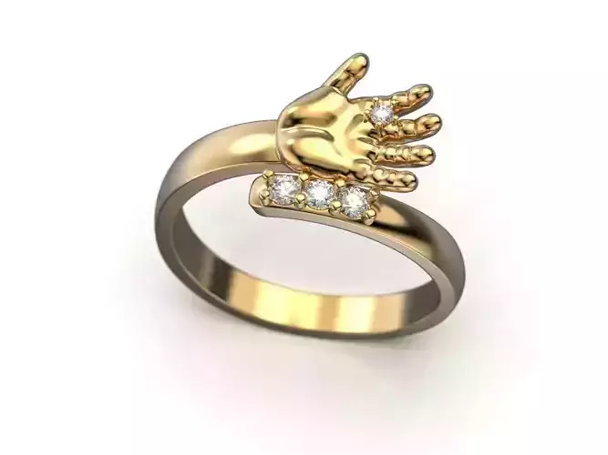 Baby hand ring