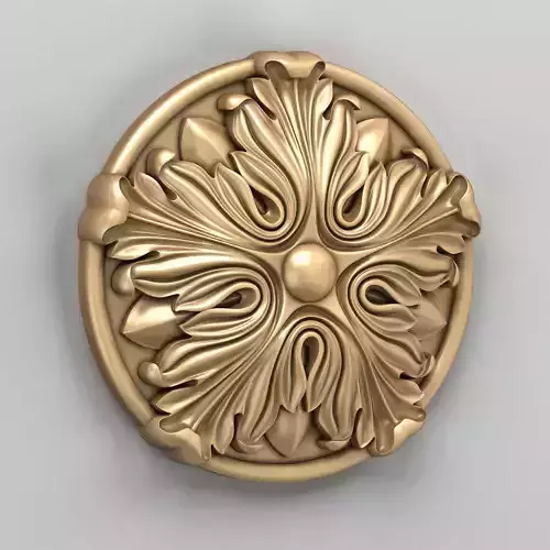 Round rosette 023 3D model