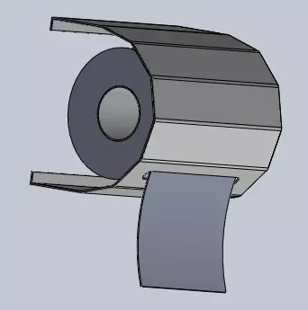 toilet paper holder 3D print model_0