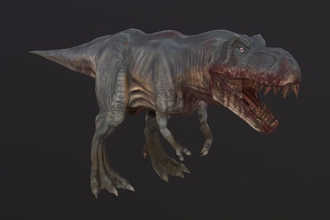 TyrannosaurusF t - rex Low-poly 3D model