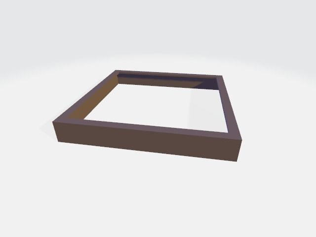 Shadow Box Frame 3D model_2