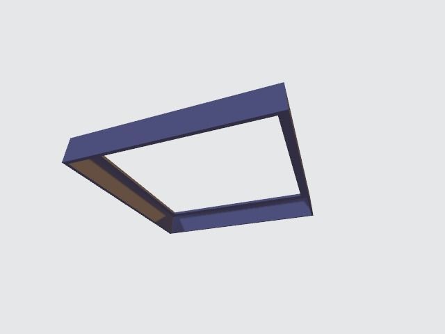 Shadow Box Frame 3D model_4