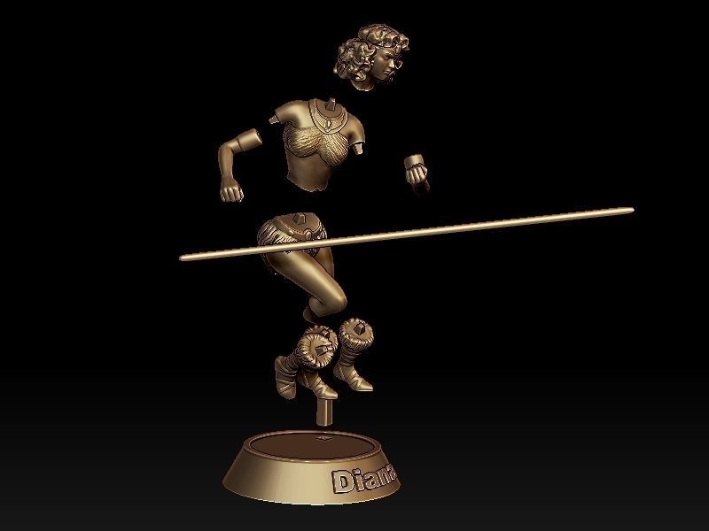 Diana from Dungeons-Dragons Animated Series 3D print model_7