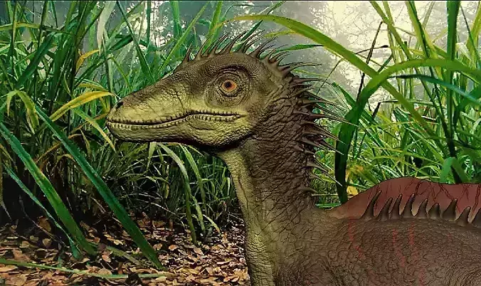 Deinonychus realistic 3d model dinosaur