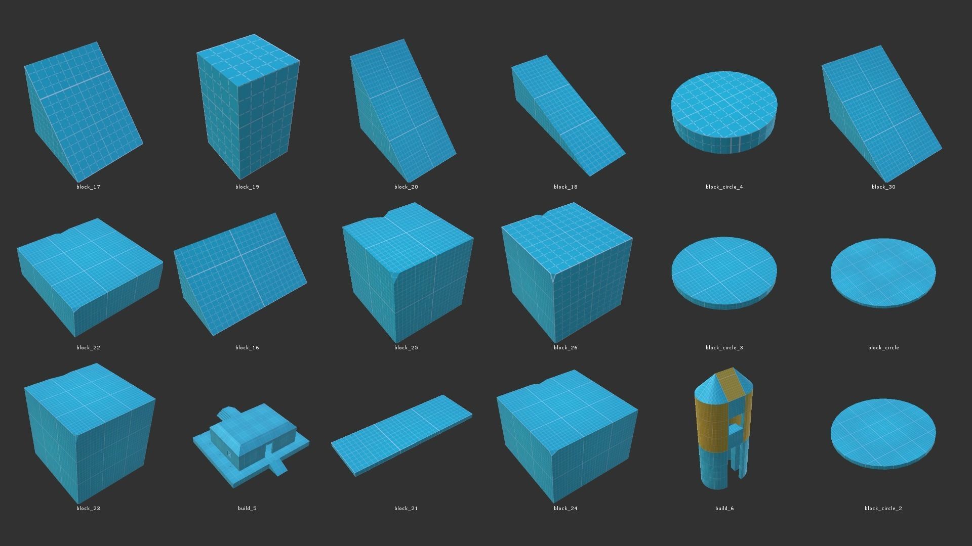 LOW POLY WORLD - PROTOTYPE PACK Low-poly 3D model_15