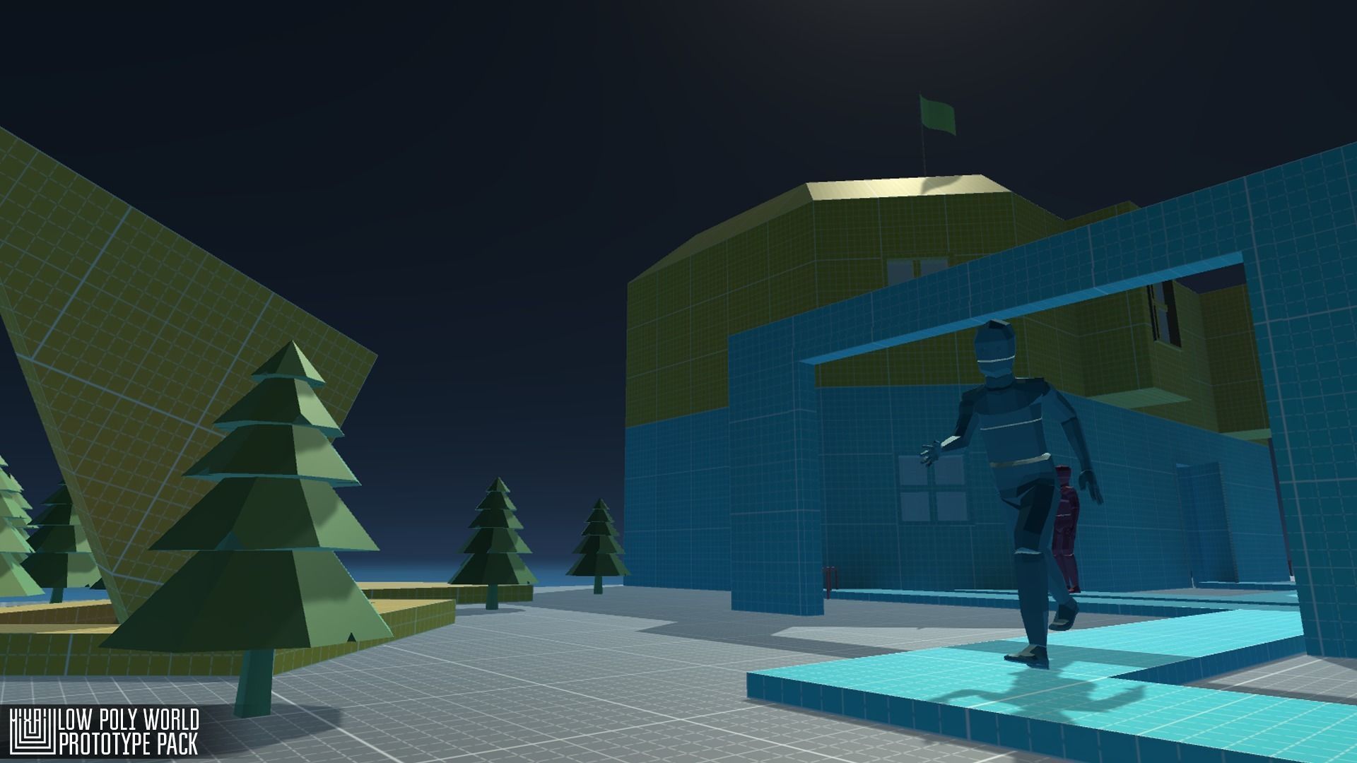 LOW POLY WORLD - PROTOTYPE PACK Low-poly 3D model_2