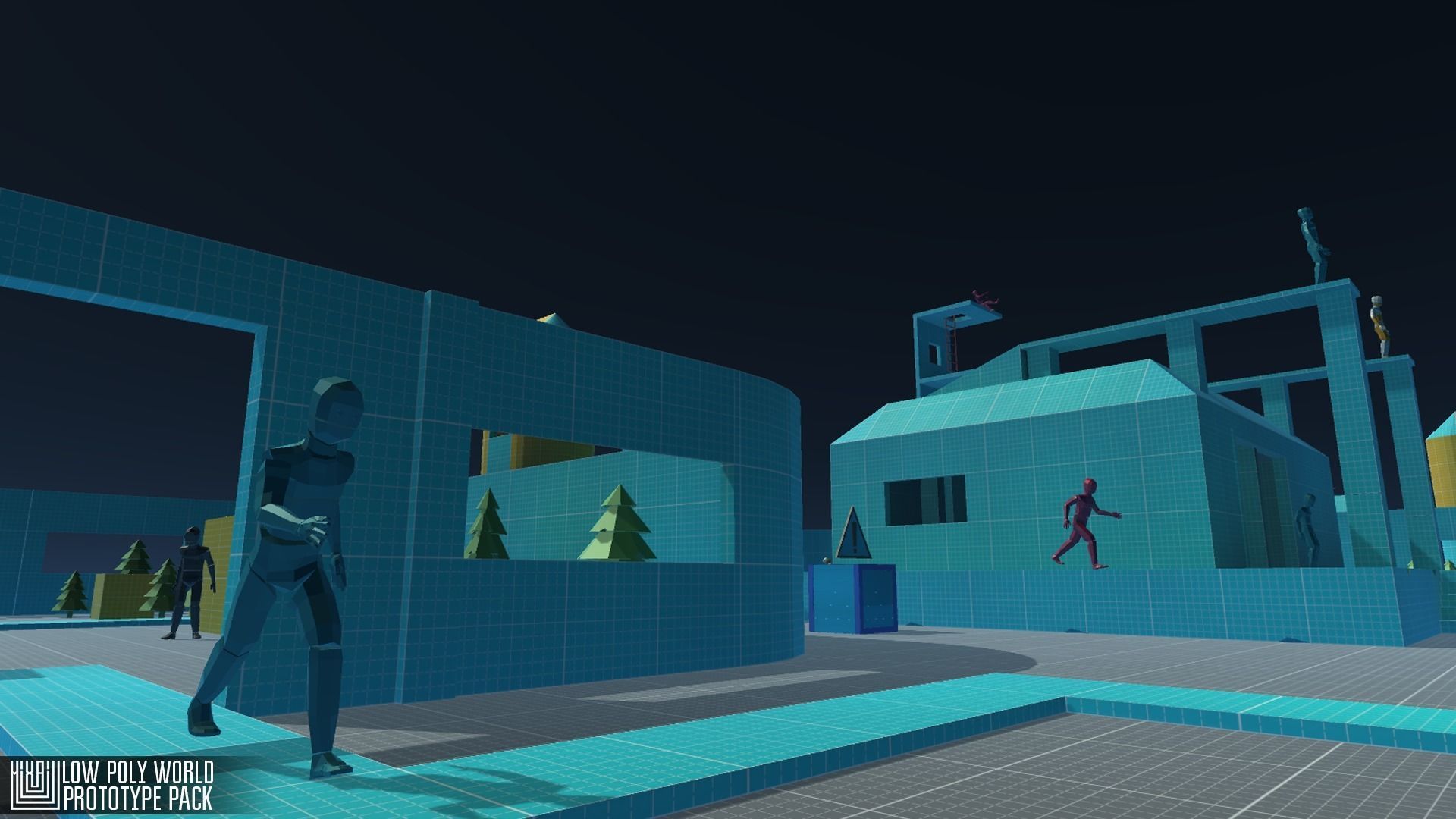 LOW POLY WORLD - PROTOTYPE PACK Low-poly 3D model_17