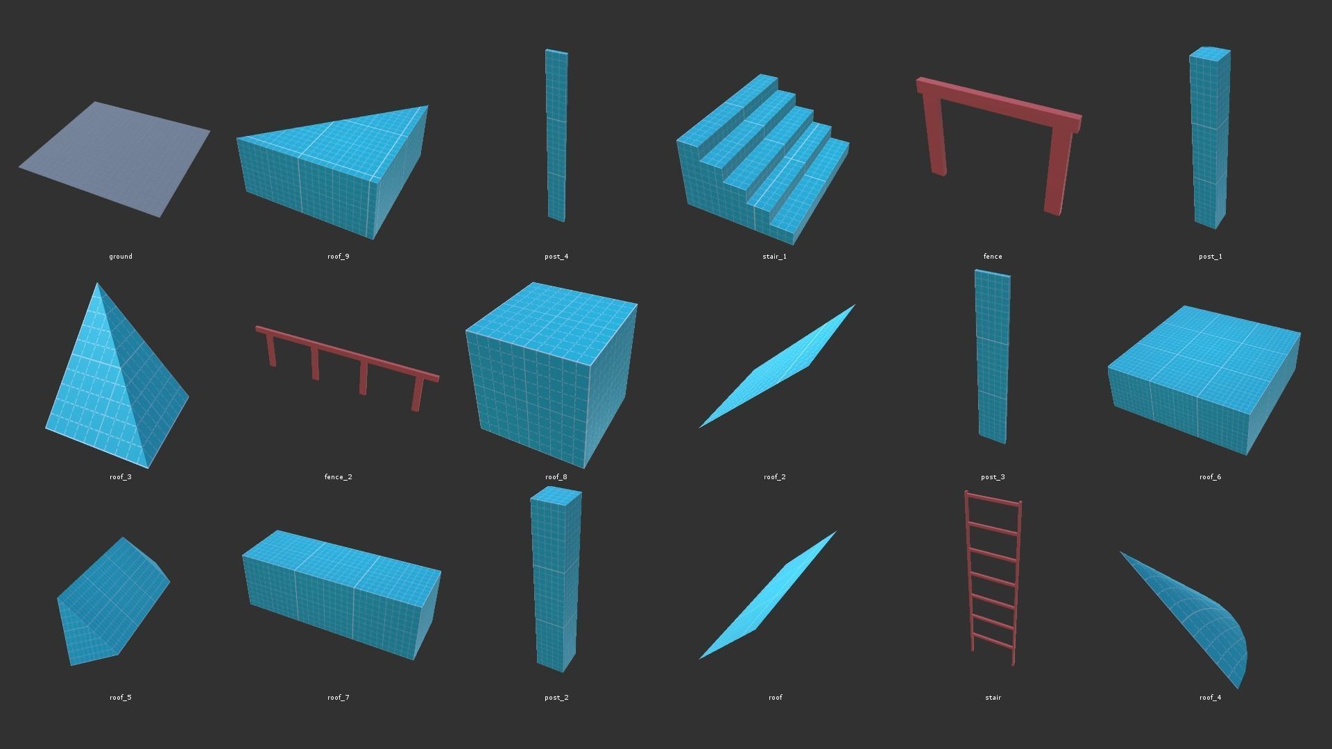 LOW POLY WORLD - PROTOTYPE PACK Low-poly 3D model_14
