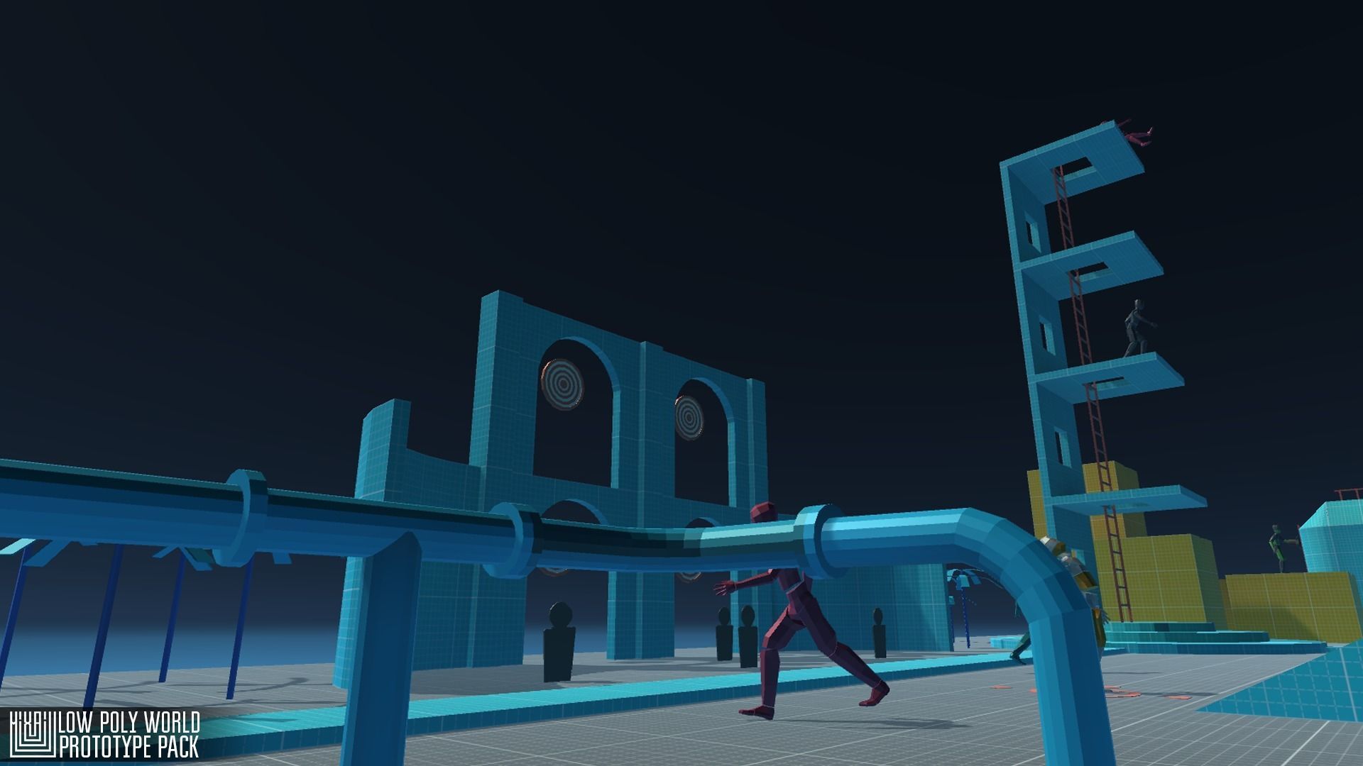 LOW POLY WORLD - PROTOTYPE PACK Low-poly 3D model_18