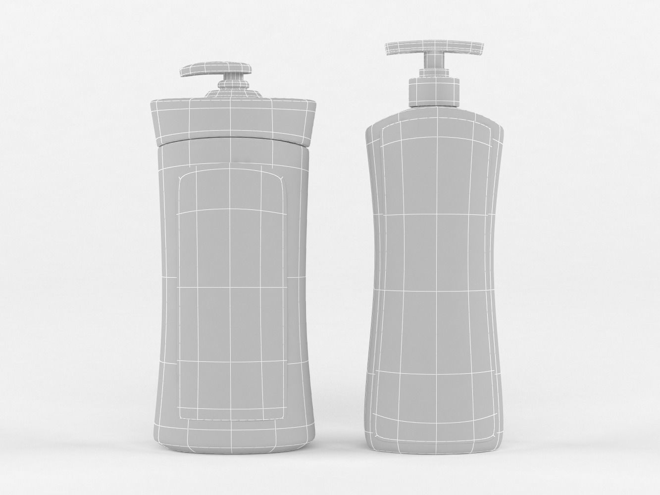 Vaseline Men Body and Face Lotion 3D model_8