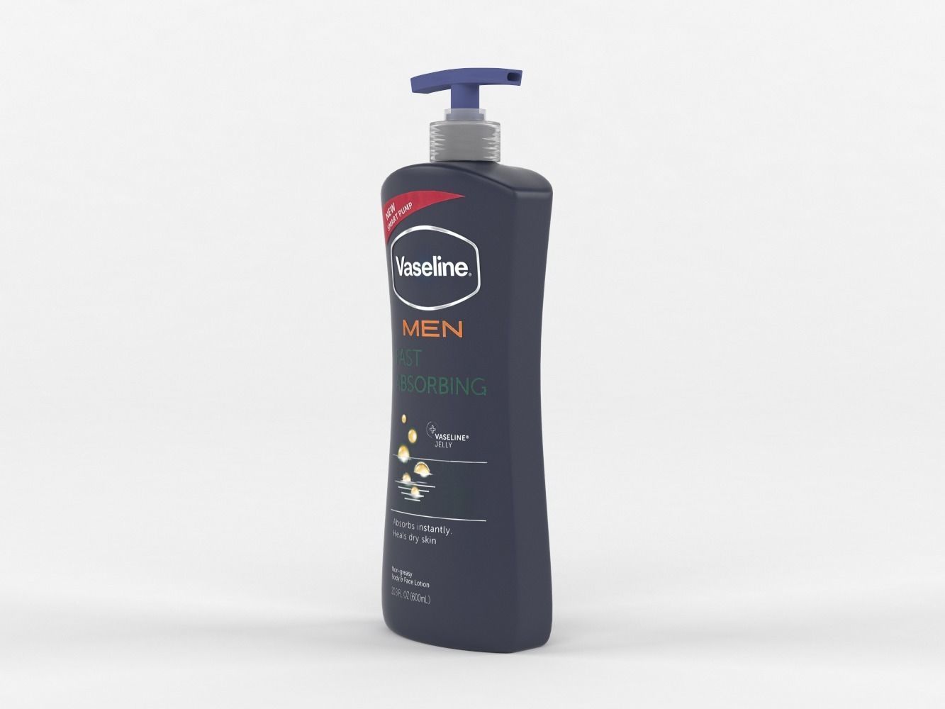 Vaseline Men Body and Face Lotion 3D model_3