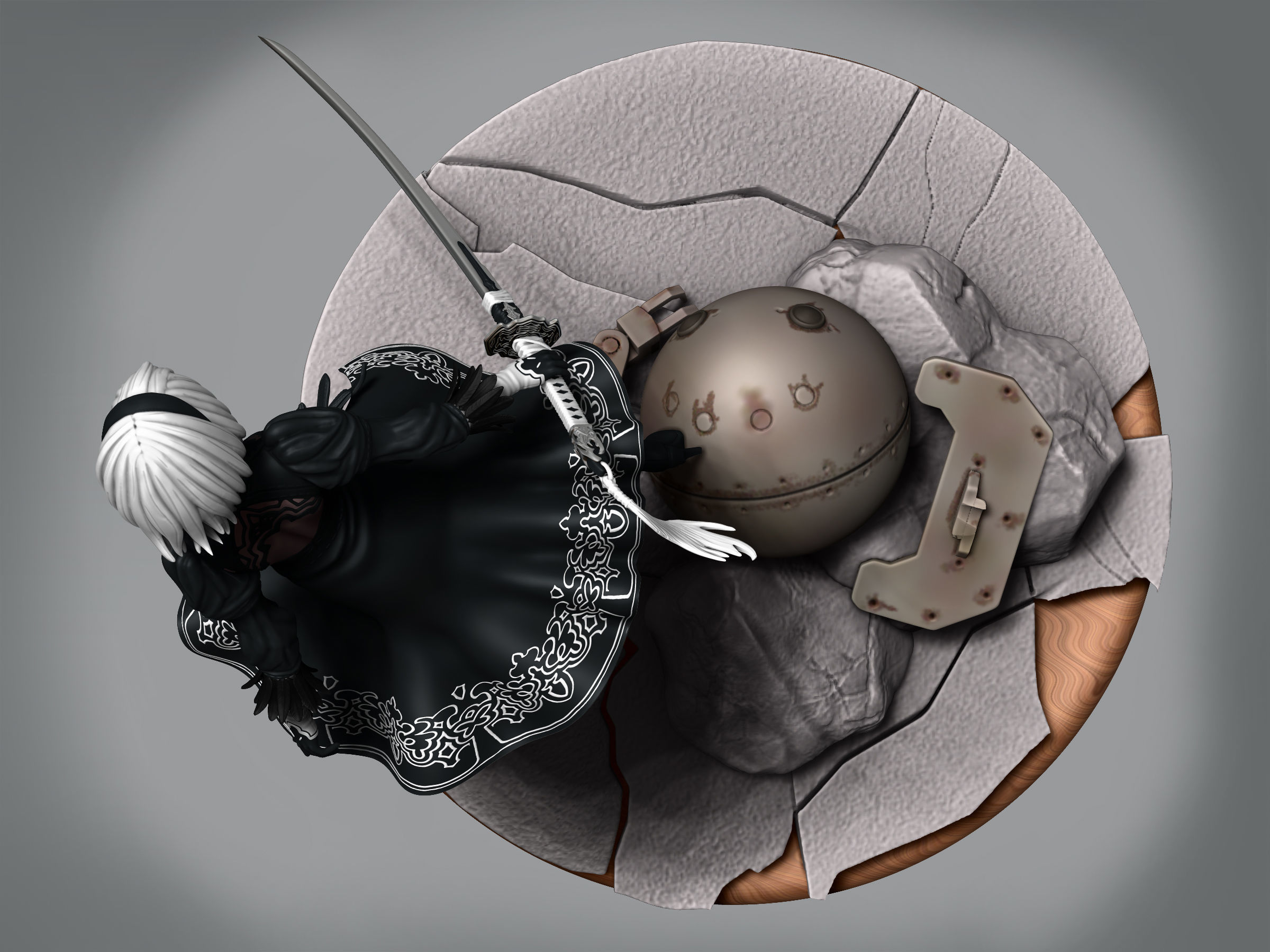 yorha 2b   3D print model_4