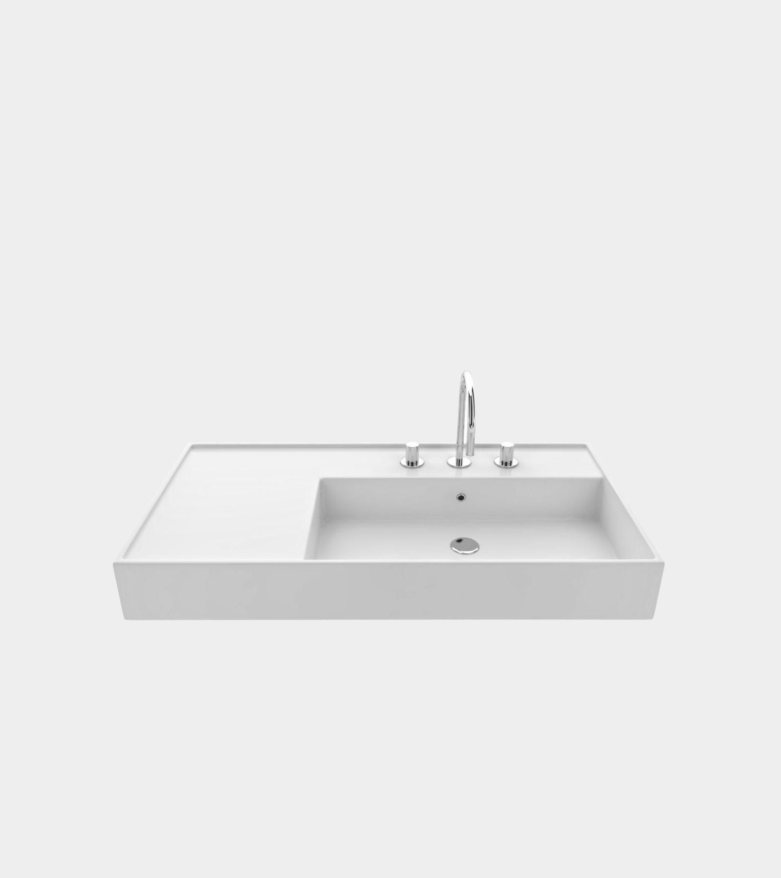 Washbasin with faucet 3D model_1