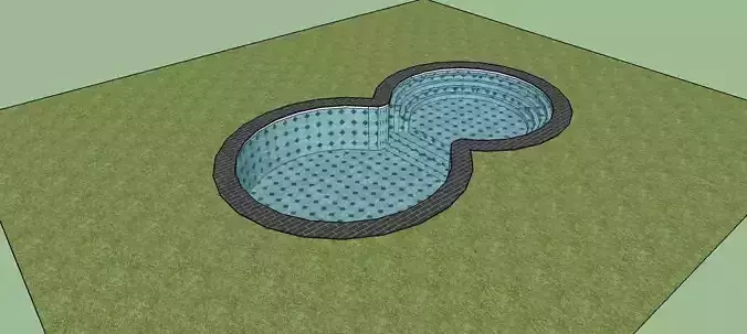 oval-shaped pool