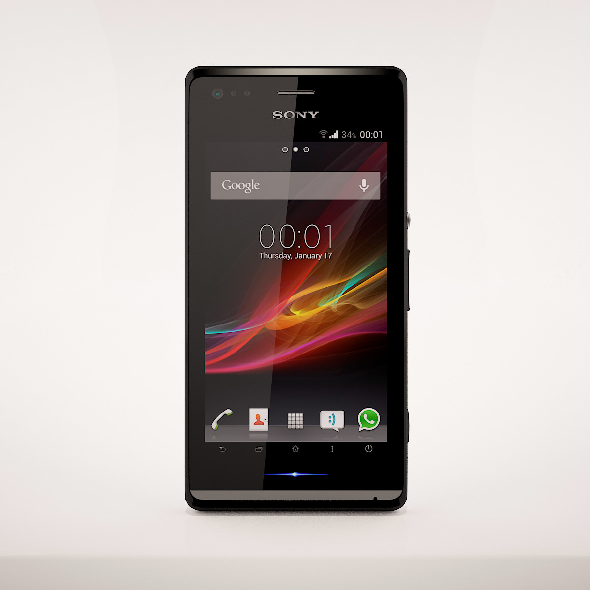 Sony Xperia M All Colors 3D model_1