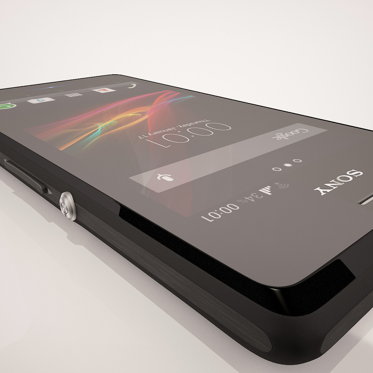 Sony Xperia M All Colors 3D model_20
