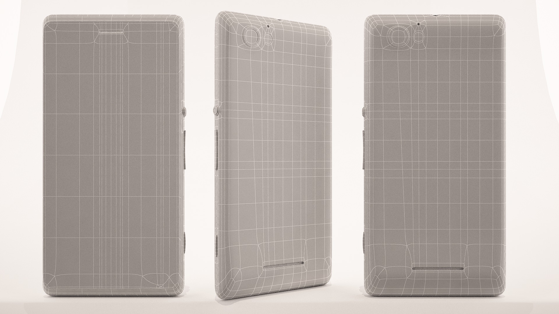 Sony Xperia M All Colors 3D model_18