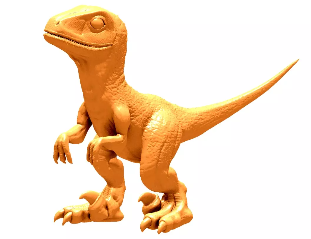 Baby Raptor Model for 3D Print 3D print model_0