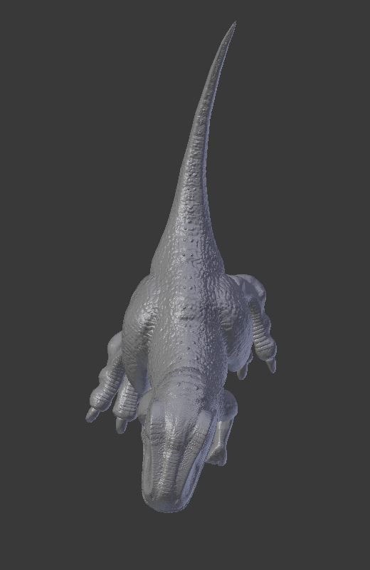 Baby Raptor Model for 3D Print 3D print model_6